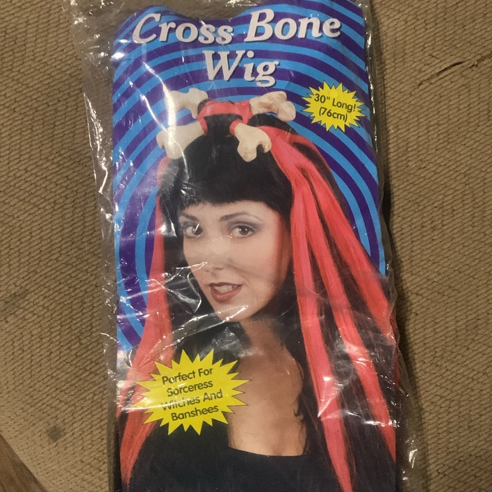 Crossbones wig.  AN